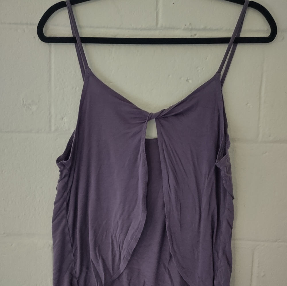 Women's Adorn Me Purple Knot open back Cami